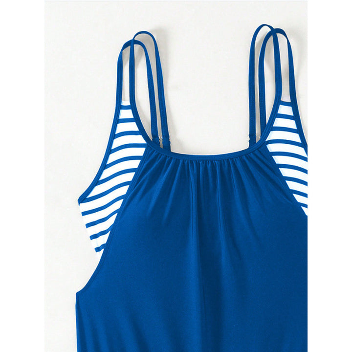 Damen Tankini-Set mit sportlichem Oberteil und hohen Beinausschnitten Echo Archiv