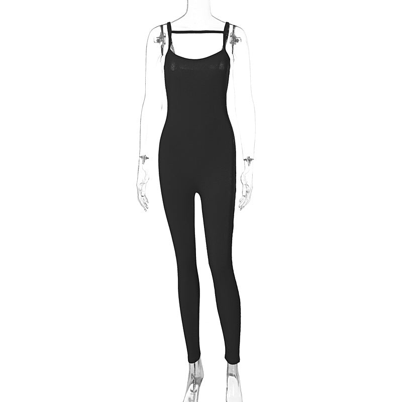 Damen Langärmeliger Jumpsuit mit schmalem Schnitt Echo Archiv