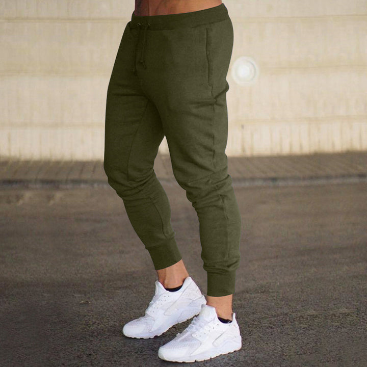 Herren nan eng zulaufende Jogginghose Baumwollmischung mit Bündchen und Kordelzug Echo Archiv