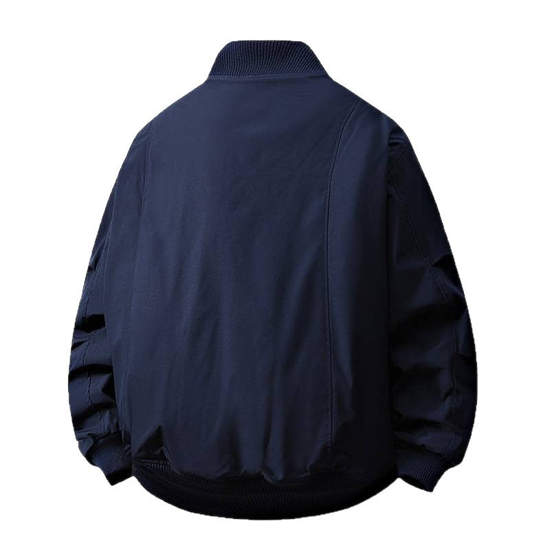 Herren Übergangsjacke mit hohem Kragen und praktischen Eingrifftaschen Echoarchiv