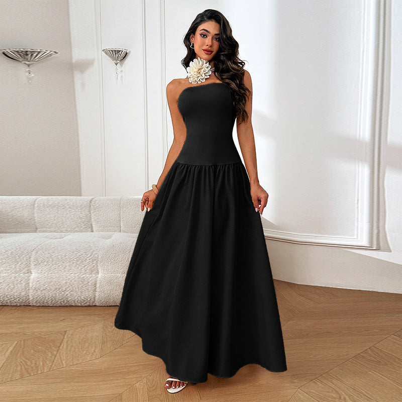 Damen Elegantes Maxikleid mit floralem Akzent Echo Archiv