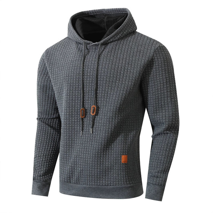 Herren Hoodie mit strukturiertem Design und praktischen Taschen Echoarchiv