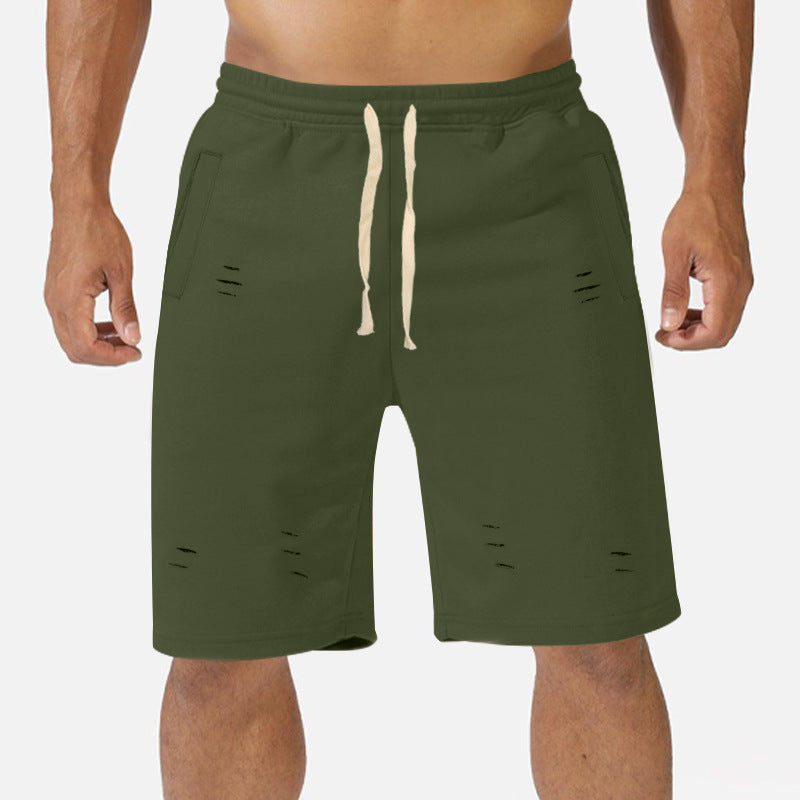 Herren Baumwoll-Shorts mit verstellbarem Bund und modischen Akzenten Echoarchiv