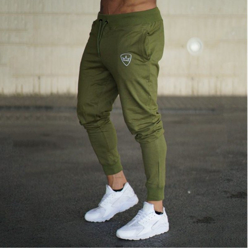 Herren Sweatpants mit schmalem Schnitt und elastischem Bund Echoarchiv