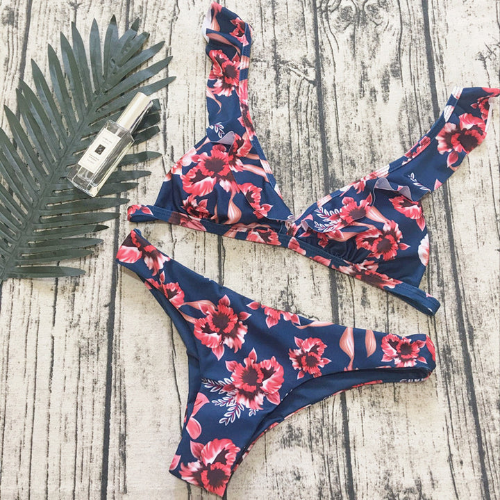 Damen Floral Triangel-Bikini Echo Archiv