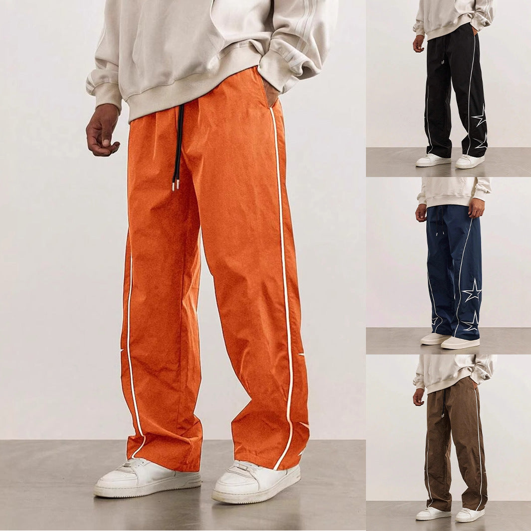Herren Sportliche Freizeithose mit seitlichen Aplikationen Echoarchiv