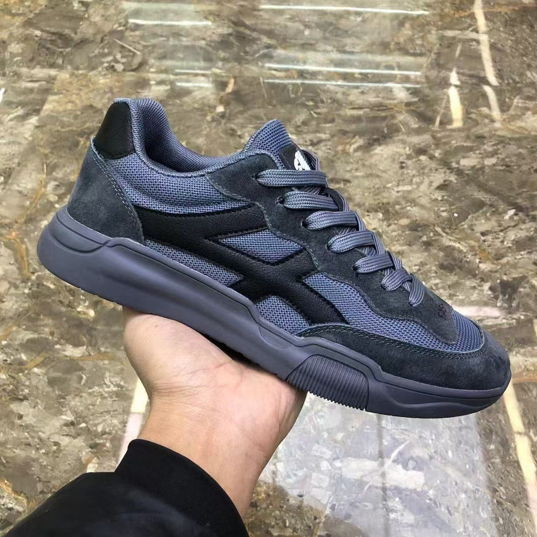 Herren Urbaner Casual-Sneaker aus Wildleder- und Mesh-Mix mit ergonomischer dämpfender Sohle Echoarhiv