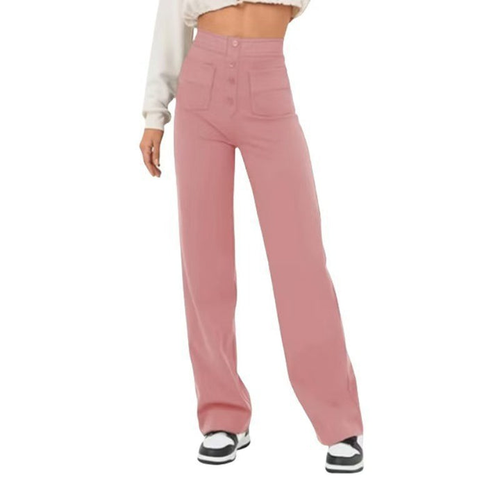 Damen Hochtaillierte Wide‑Leg Hose mit aufgesetzten Taschen Echo Archiv