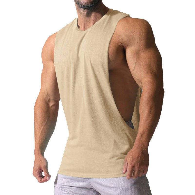 Herren Ärmelloses Sportshirt mit tiefem Rückenausschnitt und atmungsaktivem Material Echoarchiv