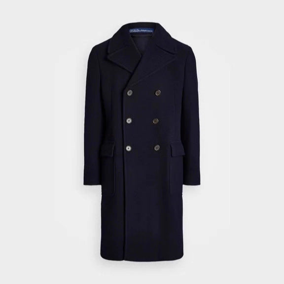 Herren eleganter klassischer Übercoat mit herausnehmbarer Weste Echoarchiv