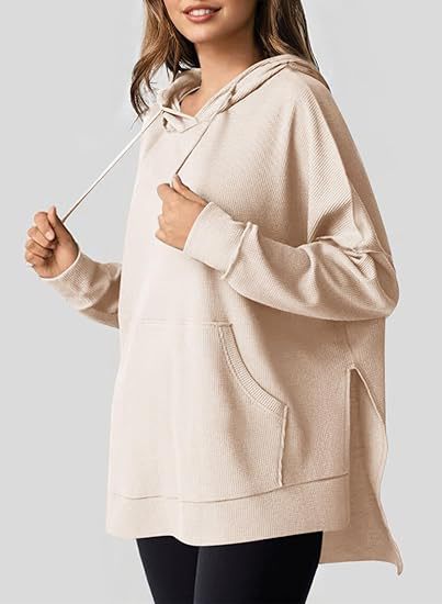 Damen Oversized Kapuzenpullover Echo Archiv