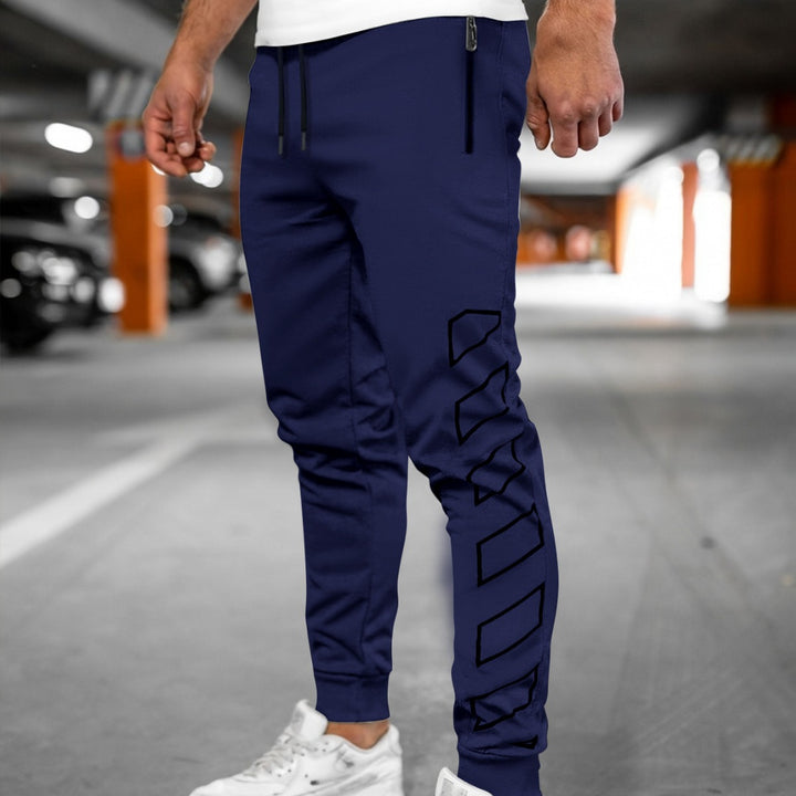 Herren funktionale Sporthose mit seitlichen Reißverschlusstaschen und modernem Design Echoarchiv
