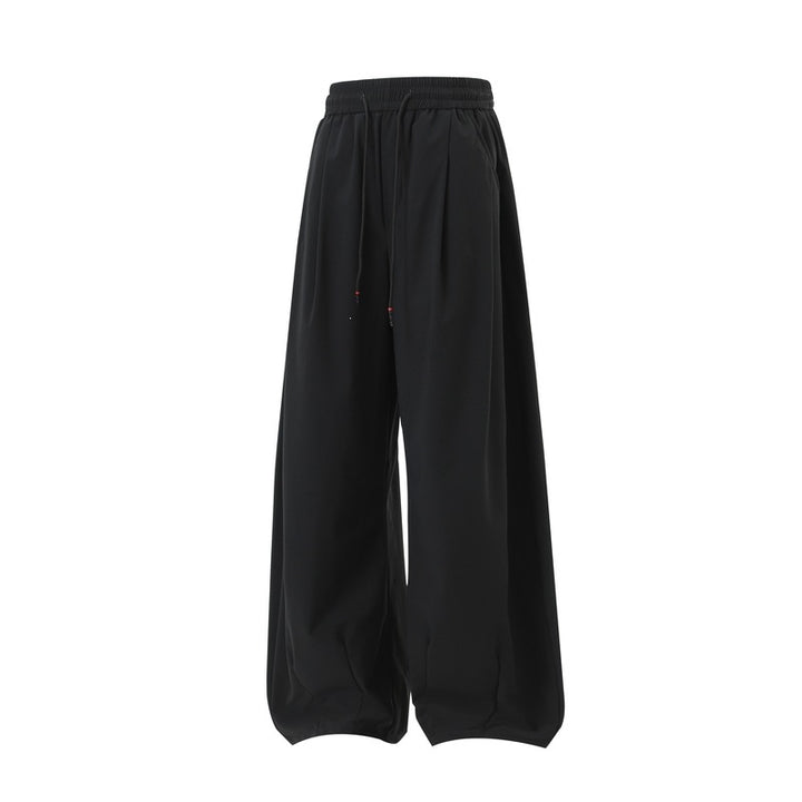 Damen Extraweite Palazzo‑Hose im Oversize‑Baggy‑Schnitt mit Elastbund & Tunnelzug Echoarchiv