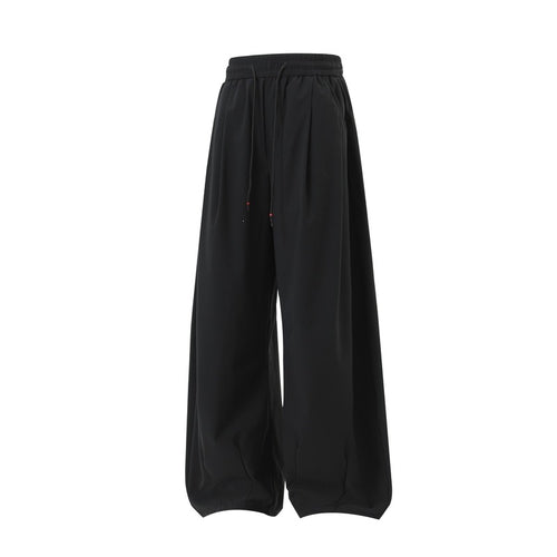 Damen Extraweite Palazzo‑Hose im Oversize‑Baggy‑Schnitt mit Elastbund & Tunnelzug Echoarchiv
