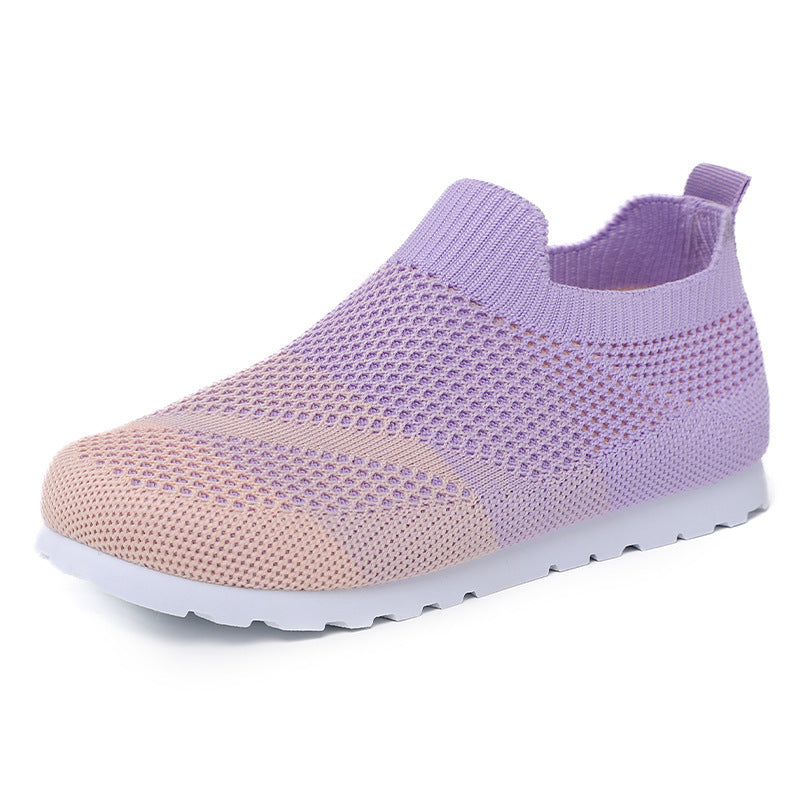 Damen Atmungsaktive Slip-On Sneakers mit elastischer Netzstruktur Echo Archiv