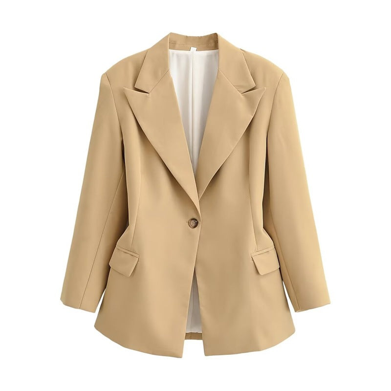 Damen Oversize-Blazer mit markantem Revers und leicht taillierter Silhouette Echo Archiv