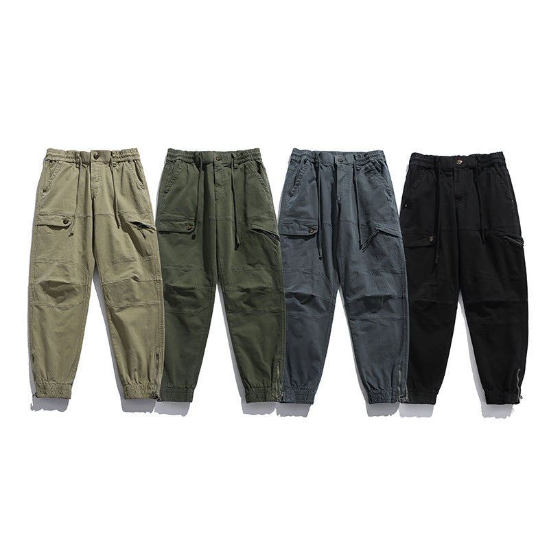 Herren Cargo-Joggerhose im Utility‑Stil mit ergonomischen Kniepaneelen und Reißverschluss‑Knöchel Echo Archiv