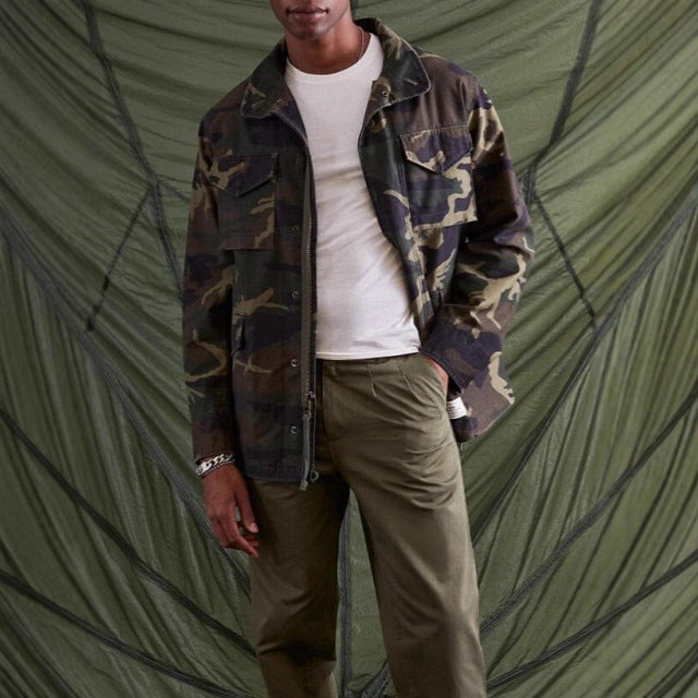 Herren funktionale Utility-Jacke mit mehreren Taschen und modernem Schnitt Echoarchiv