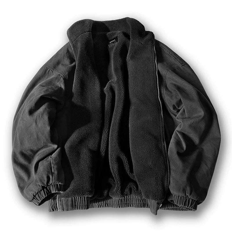 Unisex Wattierte Bomberjacke mit Teddyfutter Echo Archiv
