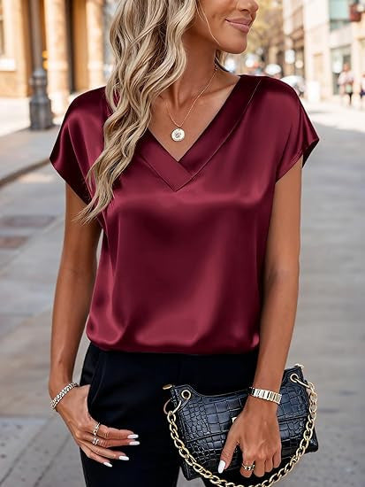 Damen Satinbluse Echoarchiv