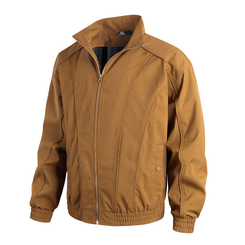 Herren Freizeitjacke mit hochschließendem Kragen und elastischem Bund Echoarchiv