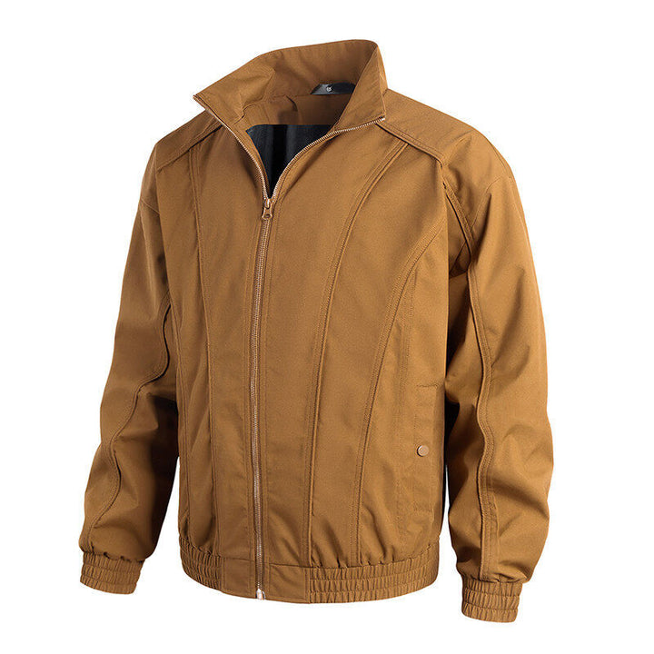 Herren Freizeitjacke mit hochschließendem Kragen und elastischem Bund Echoarchiv