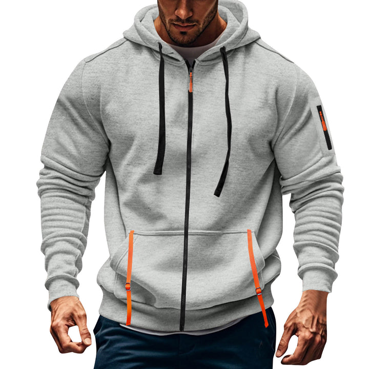 Herren sportlicher Kapuzenpulli mit praktischen Taschen Echoarchiv