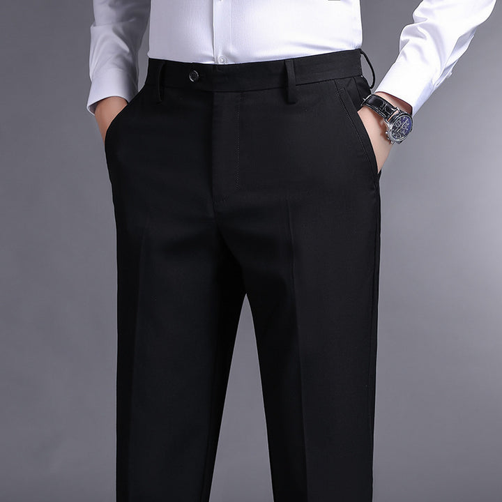 Herren elegante Anzughose mit schmalem Schnitt und funktionalen Taschen Echoarchiv