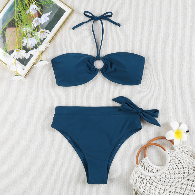 Damen Bandeau-Bikini mit verstellbaren Trägern und hochwertigem Twist-Design Echo Archiv