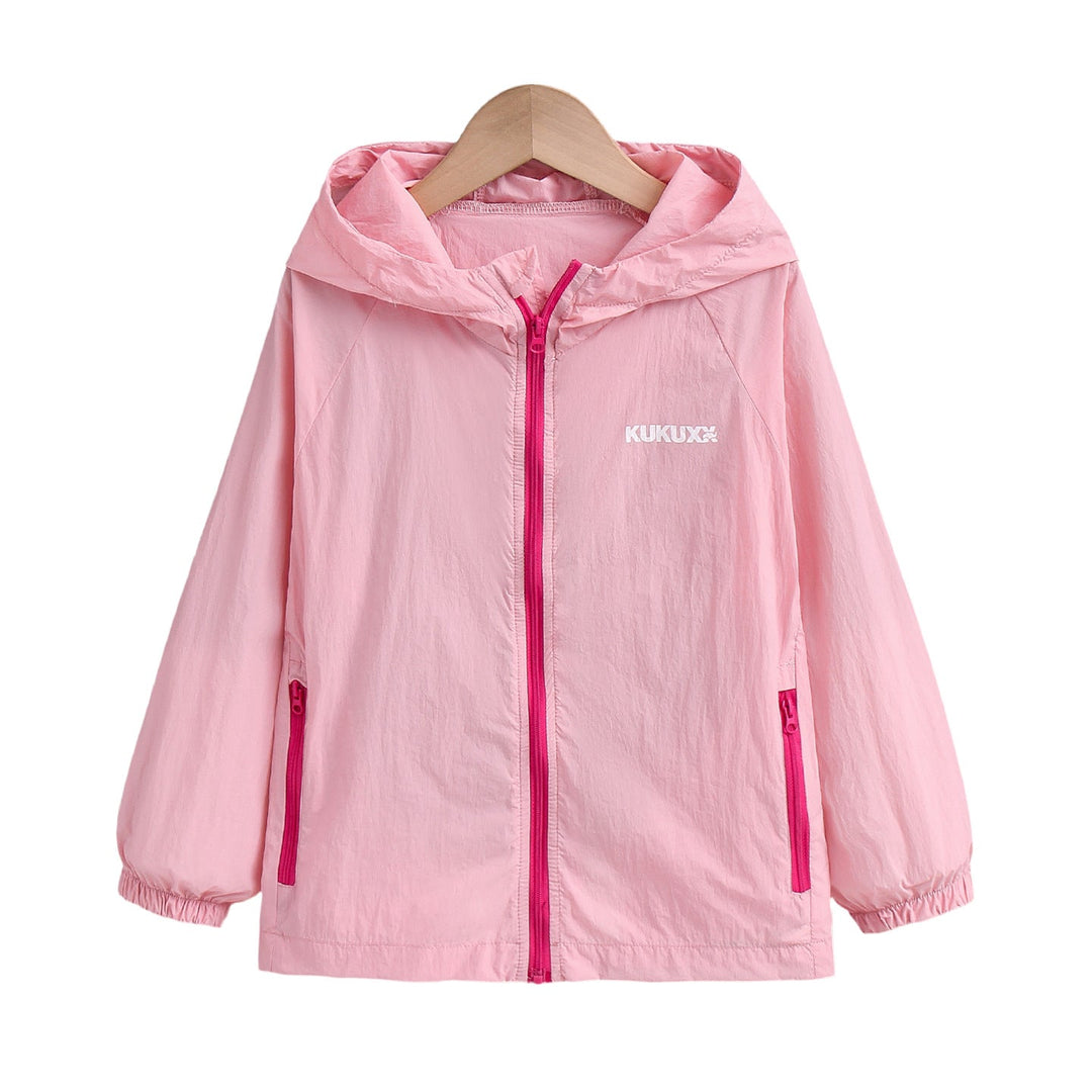 Damen nan ultraleichte Kapuzen-Nylonjacke mit UV-Schutz, winddichter Ausstattung und Reißverschlusstaschen Echo Archiv