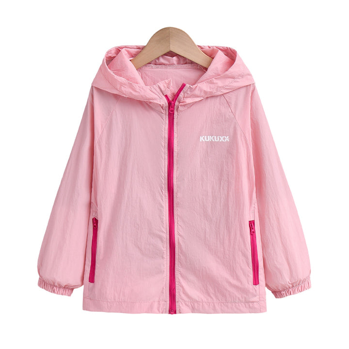 Damen nan ultraleichte Kapuzen-Nylonjacke mit UV-Schutz, winddichter Ausstattung und Reißverschlusstaschen Echo Archiv
