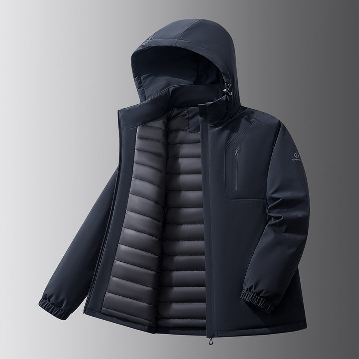 Herren Wetterfeste Übergangsjacke Echo Archiv