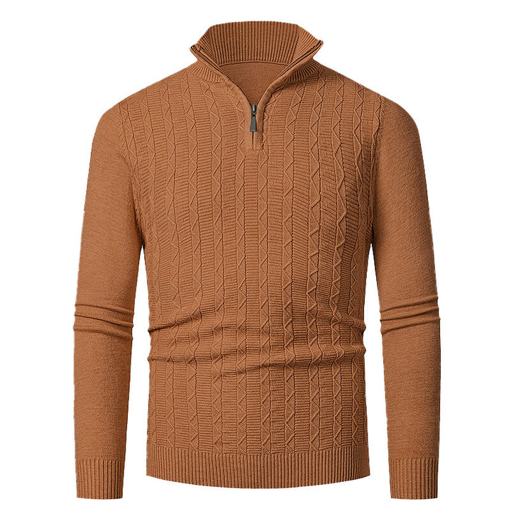 Herren Strickpullover mit Stehkragen Echoarchiv