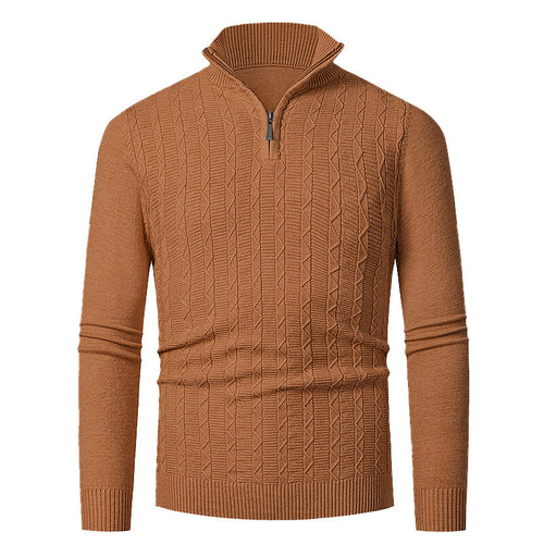 Herren Strickpullover mit Stehkragen Echoarchiv