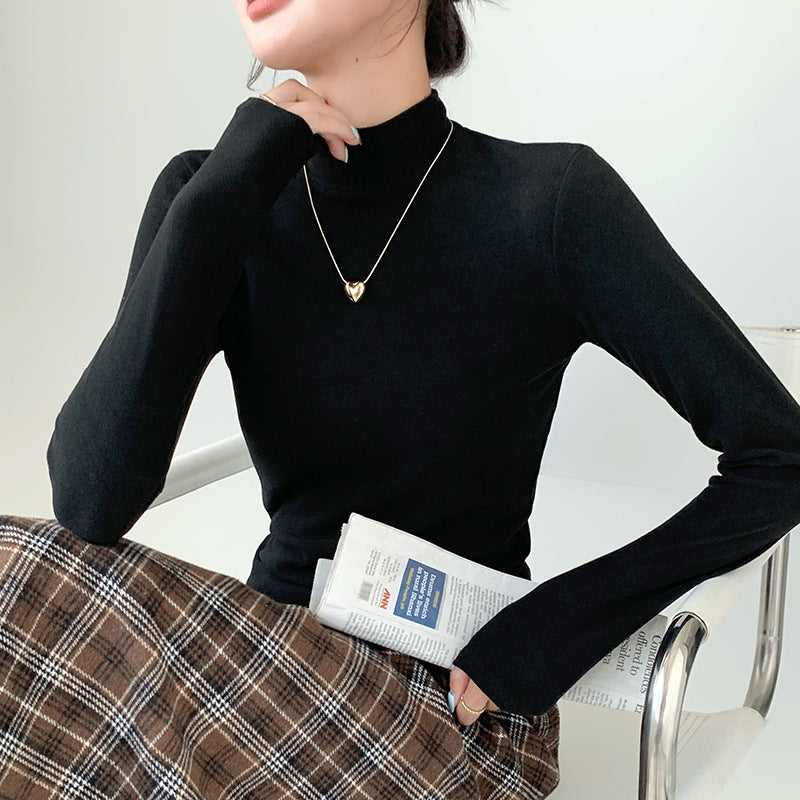 Damen Elegant und Bequem Langarmshirt mit Stehkragen Echo Archiv