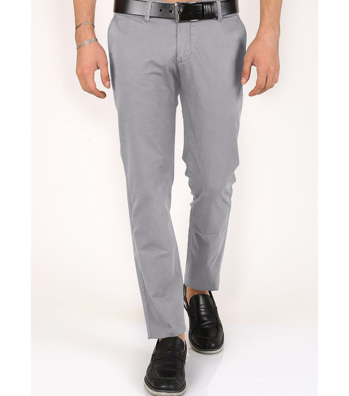 Herren Klassische Chinohose mit schmalem Schnitt und elastischem Bund Echoarchiv