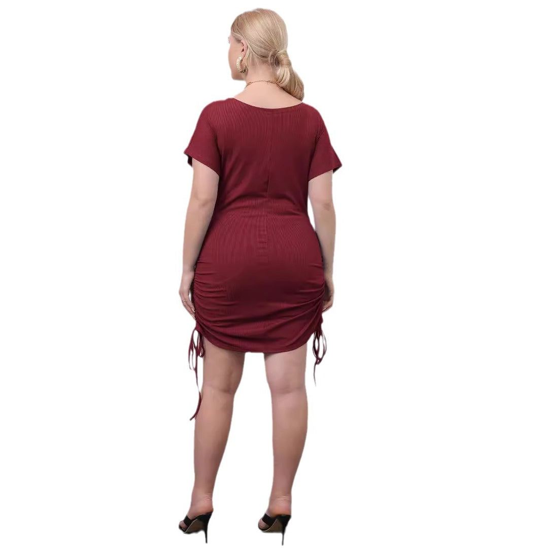 Damen figurbetontes Minikleid mit verstellbaren Seiten Echo Archiv