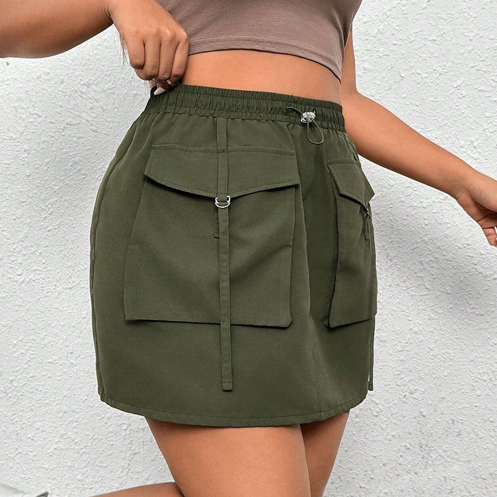 Damen Minirock mit praktischen Taschen und verstellbarem Taillenbund Echo Archiv