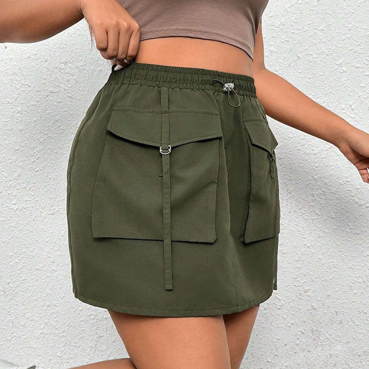 Damen Minirock mit praktischen Taschen und verstellbarem Taillenbund Echo Archiv