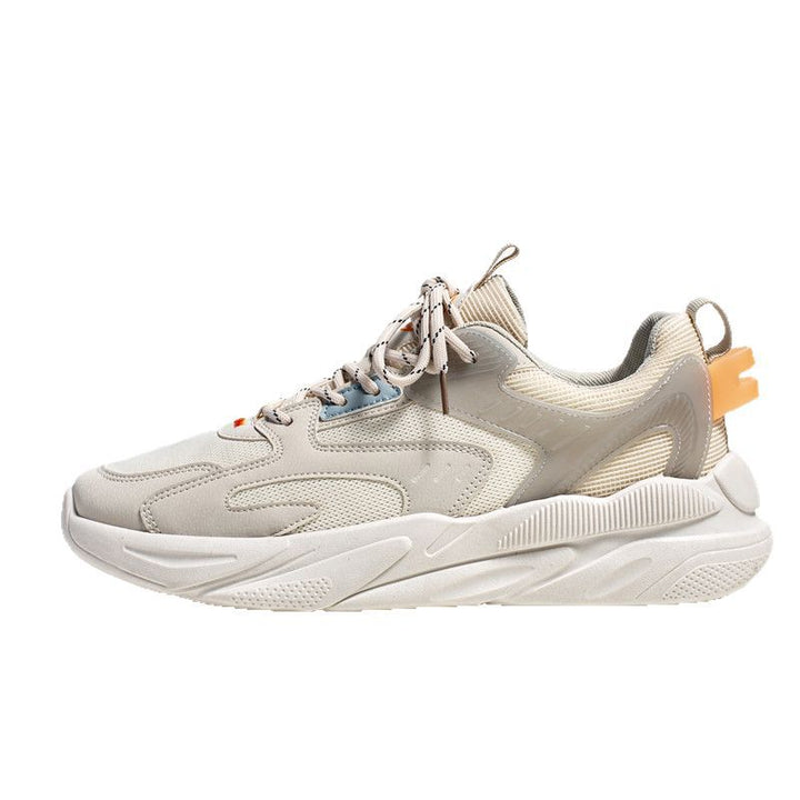 Herren Voluminöser Low-Top Sneaker mit sculpted Komfortsohle und Mesh‑Velours‑Overlays – Norré