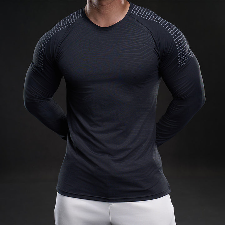 Herren funktionales Langarmshirt mit innovativer Mesh-Struktur Echoarchiv