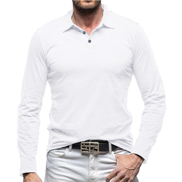 Herren Langarm Poloshirt mit modernem Schnitt Echoarchiv
