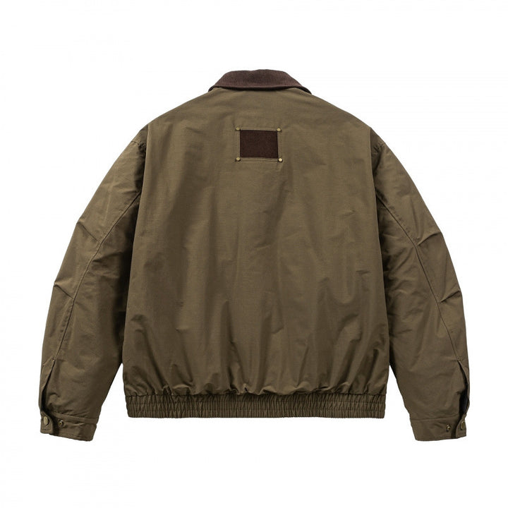Herren Boxy-Field-Bomberjacke mit Cordkragen, Metallreißverschluss und elastischem Saum Echo Archiv