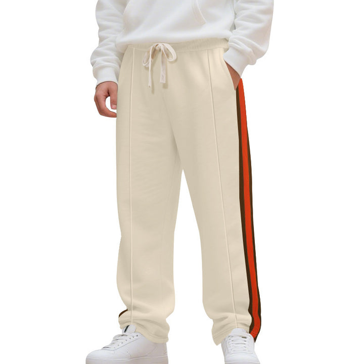 Herren Freizeitliche Sporthose im urbanen Stil mit kontrastierenden Streifen Echoarchiv