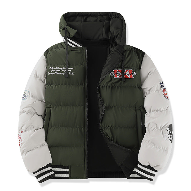 Herren Multifunktionale Steppjacke mit Kapuze und einzigartigem Design Echo Archiv
