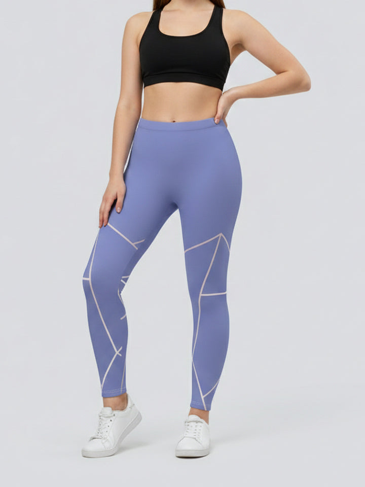 Damen Sportlegging mit stilvollem grafischen Design Echo Archiv