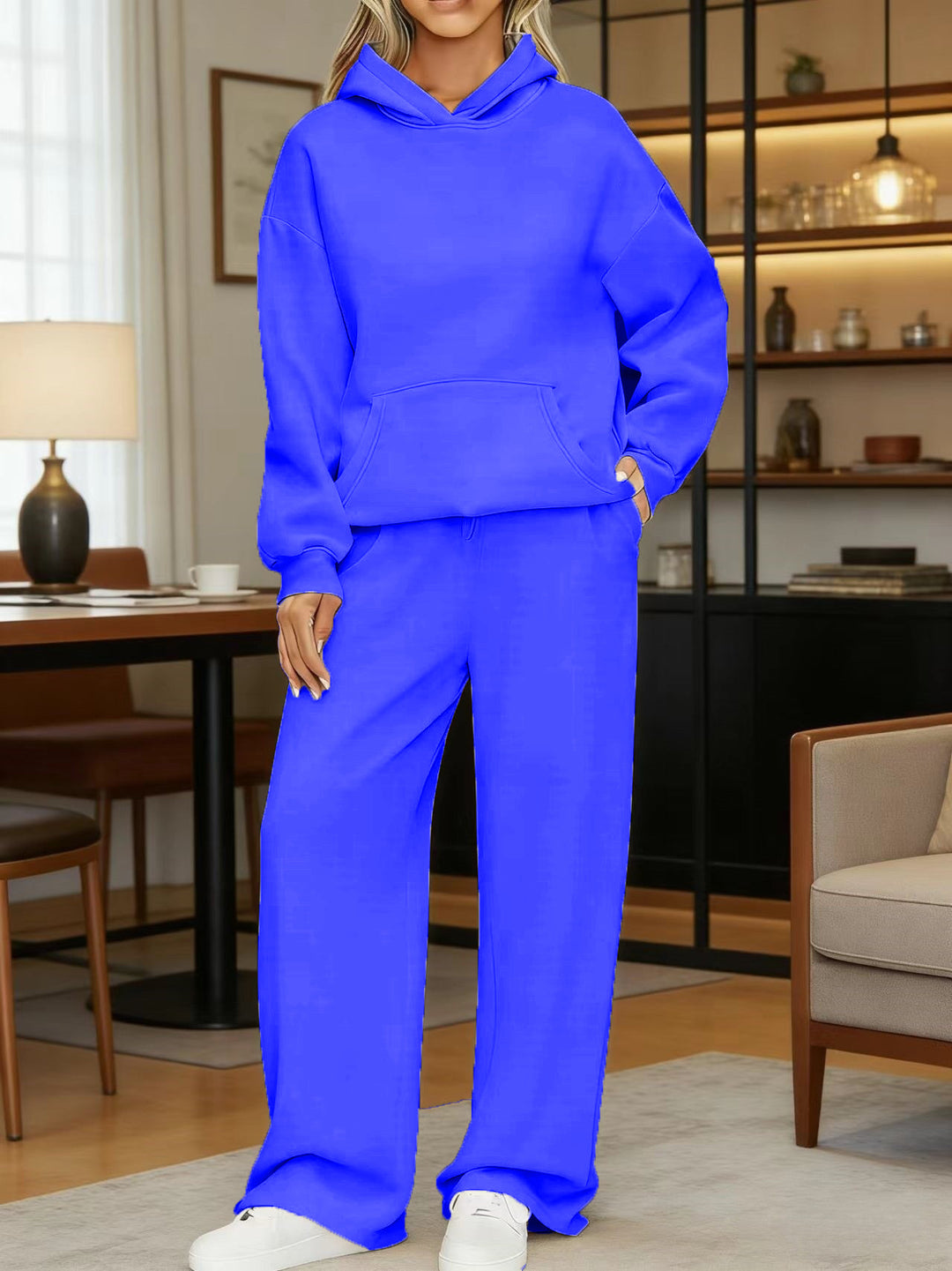 Damen nan kuscheliges Oversize Hoodie und weite Jogginghose Set Echo Archiv