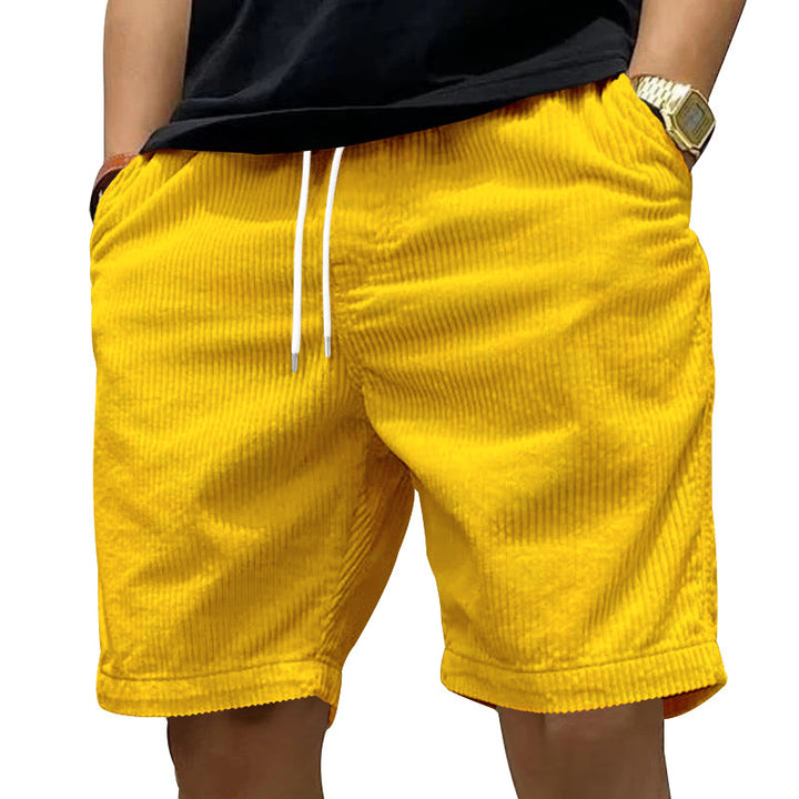 Herren Cordshorts mit elastischem Bund und praktischen Seitentaschen Echoarchiv