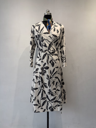 Damen Floral Wickelkleid Echoarchiv