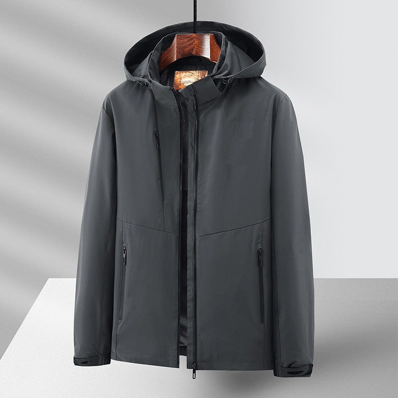 Herren Wetterfeste Outdoorjacke mit praktischer Kapuze Echo Archiv